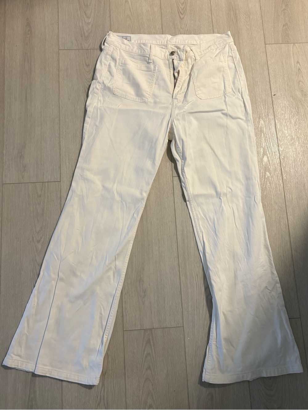 GAP White Wide-Leg Women's Jeans